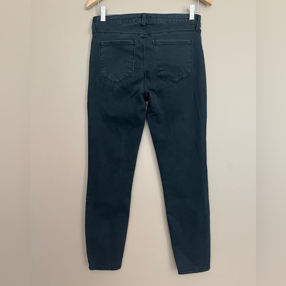 {L'AGENCE} Margot High Rise Skinny Jeans in Dark Graphite - Womens 28 - Picture 5 of 10